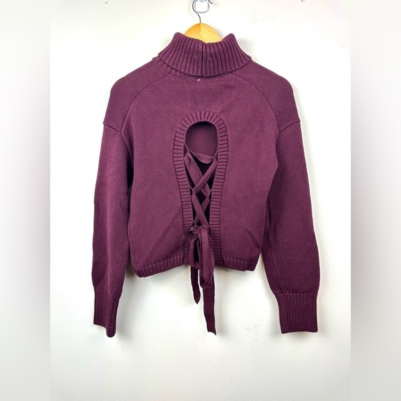 REVOLVE 525 Laced Back Turtleneck Sweater XS NWT - Picture 8 of 13